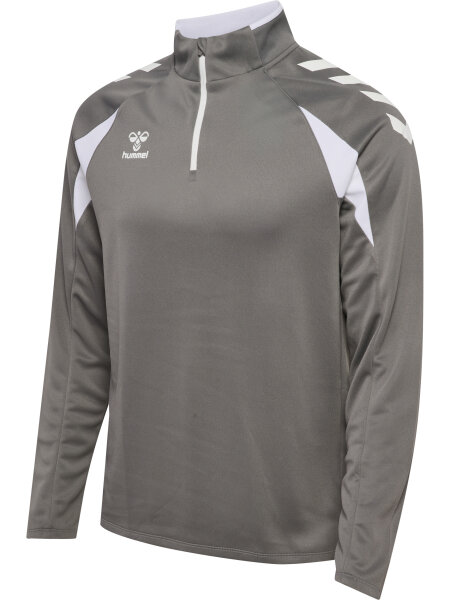 HUMMEL hmlCORE 2.0 HALF ZIP KIDS BLACK/WHITE 140