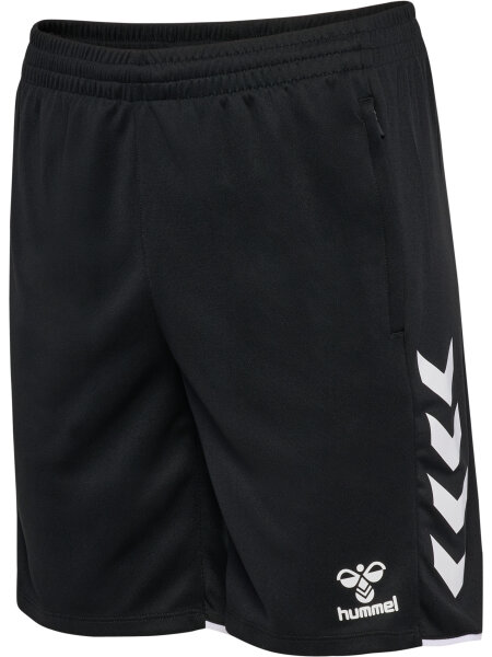 HUMMEL hmlCORE 2.0 TRAINING SHORTS KIDS BLACK/WHITE 128