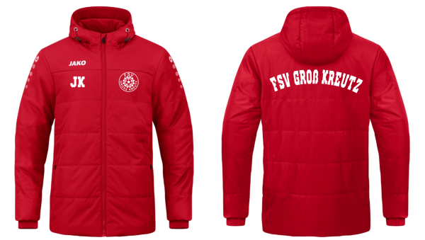 FSV Groß Kreuz Coachjacke Team mit Kapuze