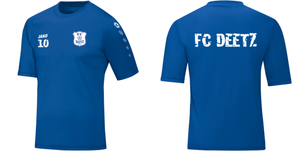 FC Deetz Trikot Team KA royal L