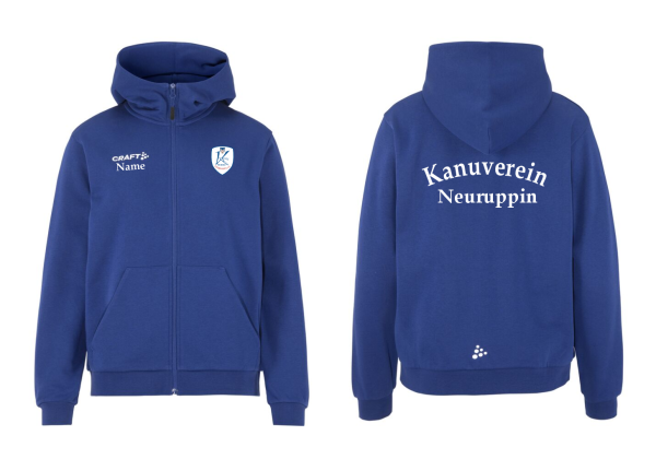 Kanuverein Neuruppin Community 2.0 Logo FZ Hoodie Damen