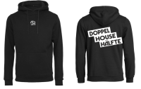 Doppelhousehälfte Hoody V2 black