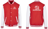 Doppelhousehälfte College Jacke  red