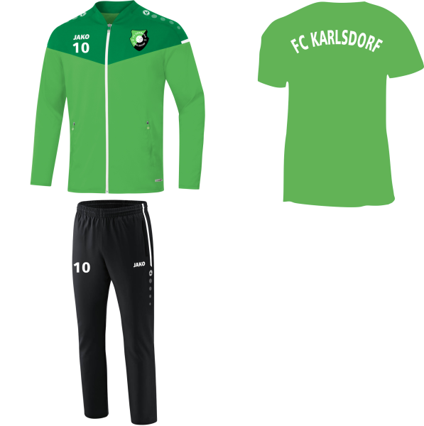 FC Karlsdorf Tr. Anzug ohne Kapuze