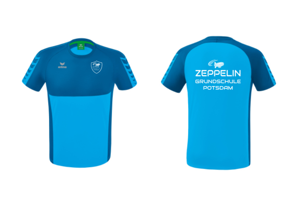 Zeppelin GS Six Wings T-Shirt Kids-164- curacao/mykonos -
