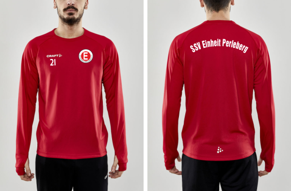 SSV E. Perleberg  Evolve Crew Neck M-146/152-BRIGHT RED-