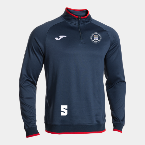 BSRK SWEATSHIRT COMBI PREMIUM Dunkelblau Rot S