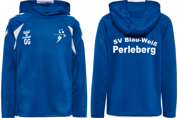 SV Blau-Weiß Perleberg hmlCORE 2.0 HOODIE TRUE BLUE/WHITE XL