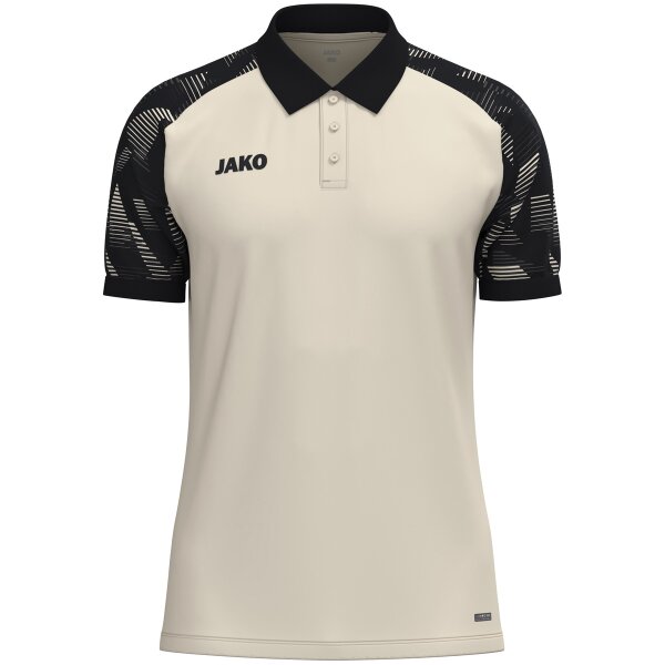 Jako Polo Sonic off white/schwarz XL