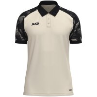Jako Polo Sonic off white/schwarz XL