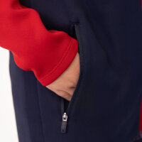 Jako Kapuzenjacke Iconic  marine/chili rot 128
