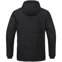 Jako Coachjacke Team mit Kapuze schwarz 140