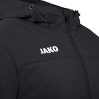 Jako Coachjacke Team mit Kapuze schwarz 140