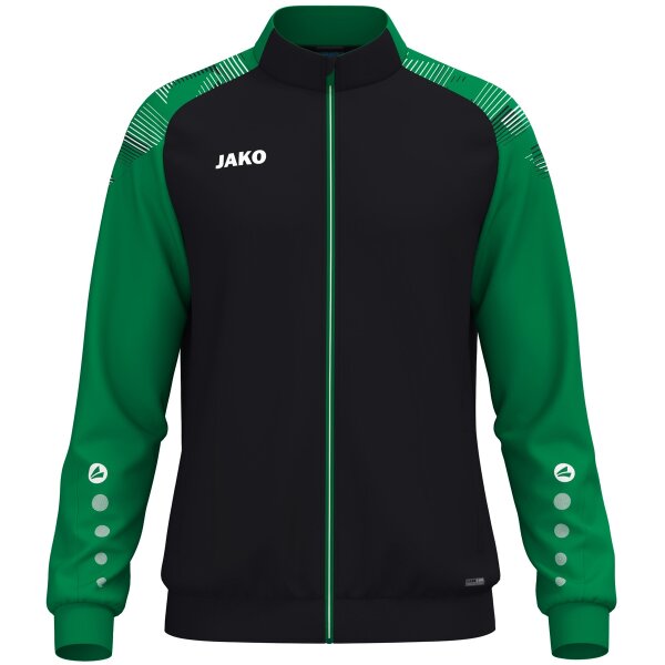 Jako Polyesterjacke Sonic schwarz/grün 140