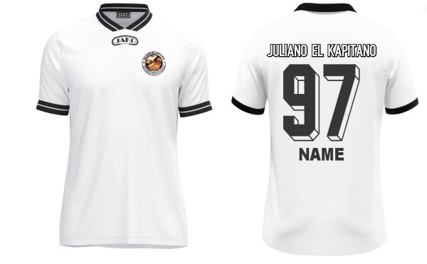 JULIANO EL KAPITANO Trikot Retro KA weiß M