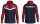 SV 90 Fehrbellin Kapuzenjacke Iconic  marine/chili rot 140