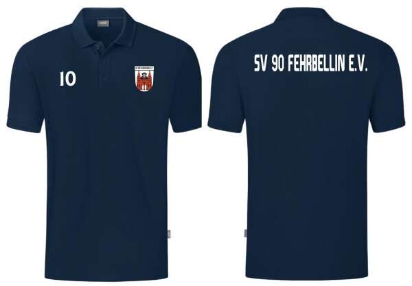 SV 90 Fehrbellin Polo Organic  marine XL