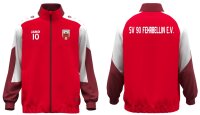 SV 90 Fehrbellin Webjacke Dynamic rot/weiß/dunkelrot L