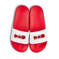SV 90 Fehrbellin Badelatschen rot/weiß 38/39