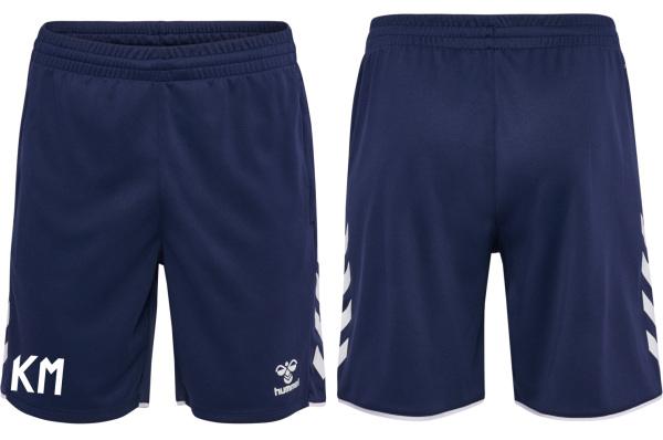 1. SV Oberkrämer 11 hmlCORE 2.0 TRAINING SHORTS MARINE/WHITE XL