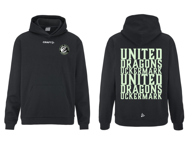 United Dragons Community 2.0 Logo Hoodie Black M
