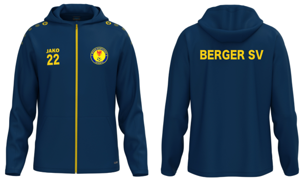 Berger SV Kapuzenjacke One navy/citro L