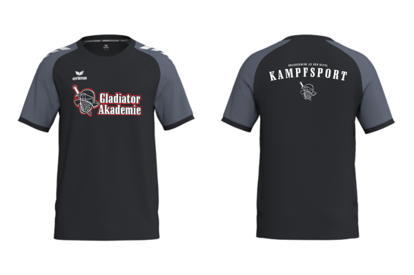 Jiu-Jitsu WINGS Jersey Shortsleeve schwarz/slate grey M