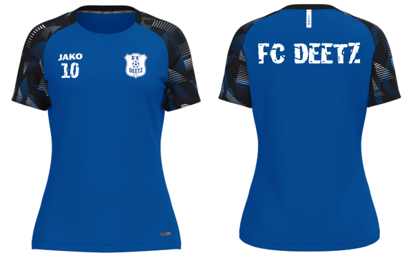 FC Deetz T-Shirt Sonic Damen royal/schwarz 38/40