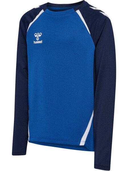 HUMMEL hmlLEAD 2.0 CREW SWEAT KIDS TRUE BLUE/MARINE 164