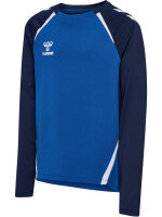 HUMMEL hmlLEAD 2.0 CREW SWEAT KIDS TRUE BLUE/MARINE 164